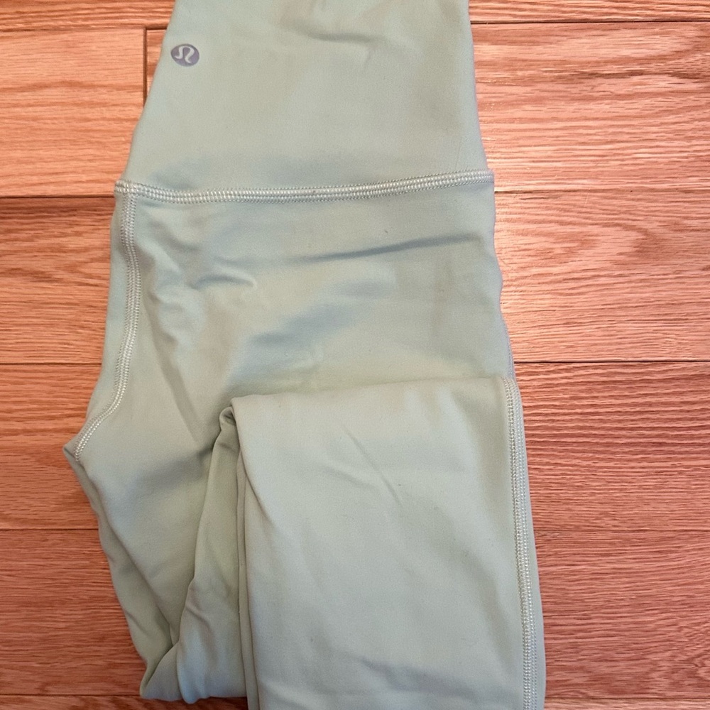 lululemon athletica 23" light Green Leggings